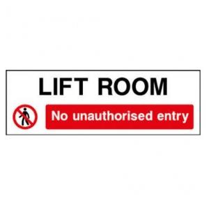 Usha Armour Lift Room Signage, Size: 12 x 8 Inch